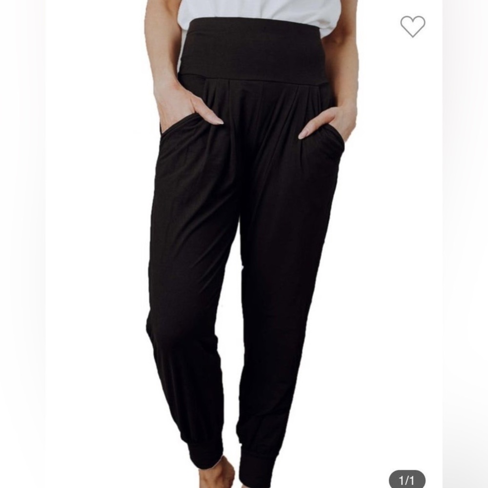Black Harem Joggers